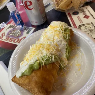 My Huge chimichanga