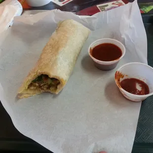 Polo Asado burrito