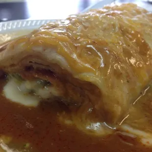Chili relleno burrito, amazing!!