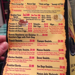 menu, sushi and sashimi