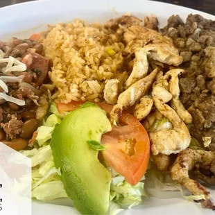 Chicken, beef, beans, and rice, 28-Oct-2024