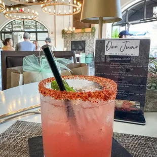 The only thing I can recommend: their watermelon/basil margarita