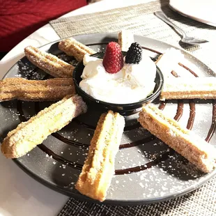 Delicious ice cream AND Churros !