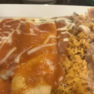 Cheese enchiladas