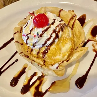 Fried ice cream - Wowie!
