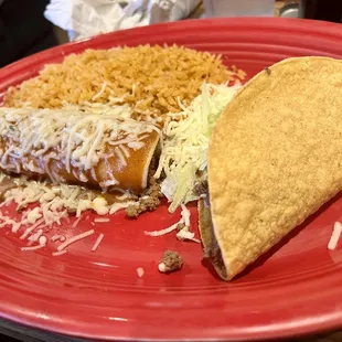 Combo Taco &amp; Enchilada