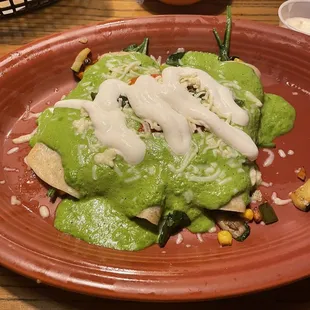 Vegetable enchilada