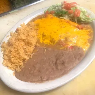 Cheese enchiladas