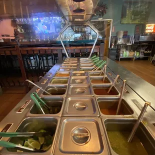 Salsa bar!!!