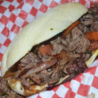 Pollo Saltado Sandwich