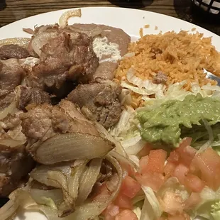 Fajitas. They're great!