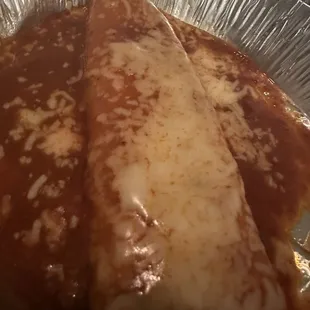 Cheese enchilada a la carte