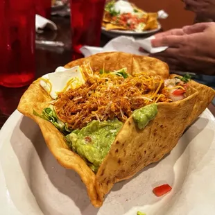 Taco Salad w Shredded Chicken