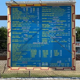 Drive-Thru Menu - June 24, 2022