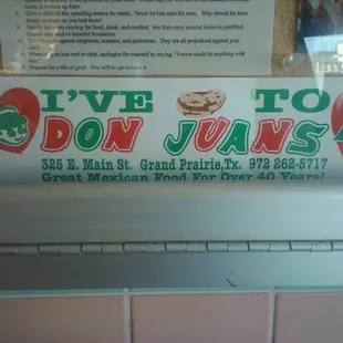 I've BEAN to Don Juans (get it?)  That's so corny, but it made me smile.