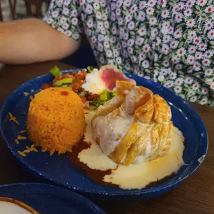 Stuffed Shrimp chimichanga at Don Julio Mexican Kitchen in Orlando