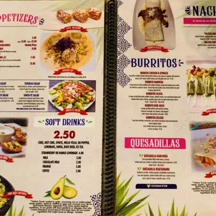 Don Julio Cocina Mexicana's Menu