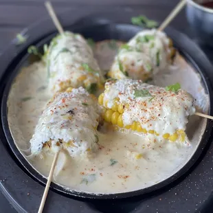 Stupid good Mexican street corn! A must try.