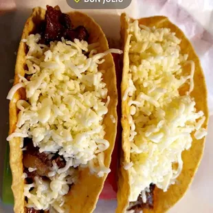 Regular beef tacos