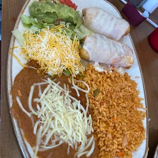 Chicken Chimichangas