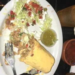 Grilled Chicken Chimichanga