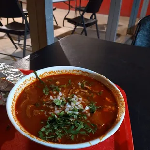 I just can't stop thinking about Din Julio's Menudo!