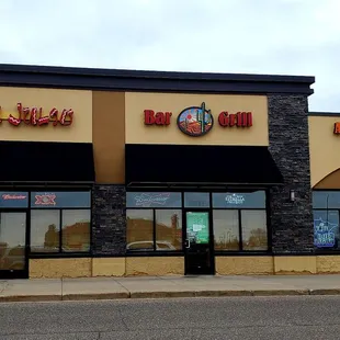 the front of a restaurant