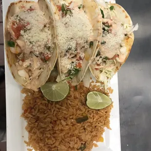 shrimp tacos