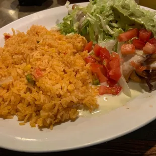 Beef Tip Chimichanga