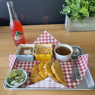 The best Birria Taco's ever! Definitely going back, service was great.