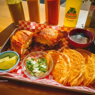 Birria tacos and Birria torta!!