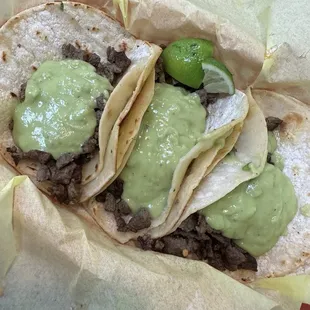 Carne Asada Tacos no pico