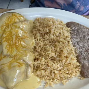 Chimichanga with Cheese
