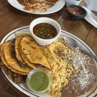 Queda birria tacos! Same great flavor, tender meat and lots of it