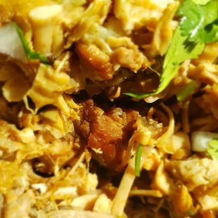 The Carnitas taco up close, very good.