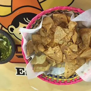 Last of the chips for the day.