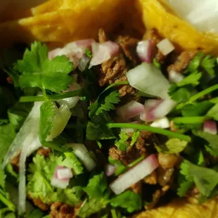 The moist steak taco.