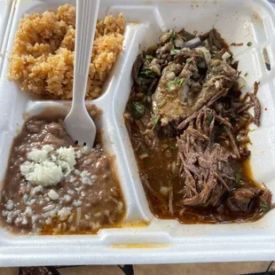 Birria plate, delicious!