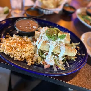 Chicken flautas. It was amazing.