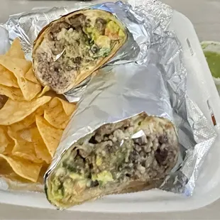 Asada burrito