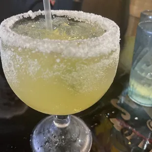 Great service and enjoyed my 3 Top Shelf margaritas!