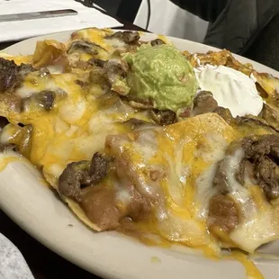 Steak nachos