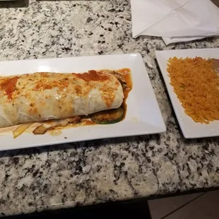 Veggie burrito