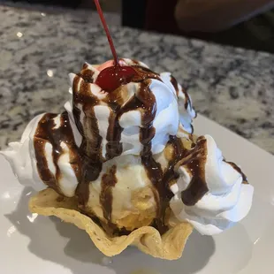 Fried ice cream