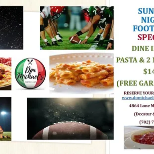ENJOYE THE GAME WITH GREAT FOOD AT A GREAT PRICE.