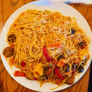 chicken saliccia (chicken &amp; sausage) special