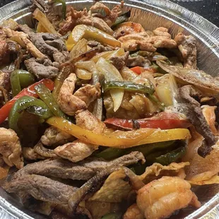 Nachos fajitas texanas