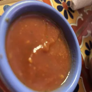 Salsa super spicy.  like it.