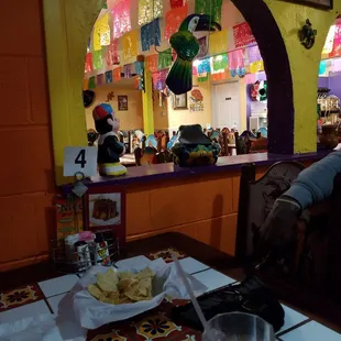 The atmosphere is definitely more enjoyable than the outside.