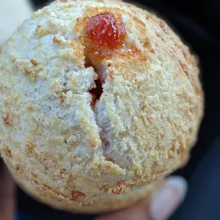 Pan de Bono with Guava. It was just ok, definitely not $3 worth.